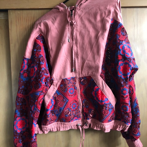 Free People Magpie Oversized Lacey Jacket - Picture 5 of 8